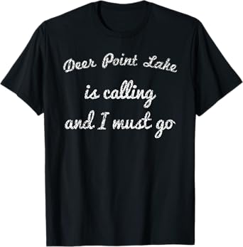 DEER POINT LAKE FLORIDA Funny Fishing Camping Summer Gift T-Shirt