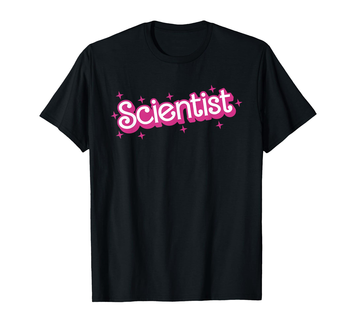 Women Retro Pink Scientist Science Teacher Back To School T-Shirt