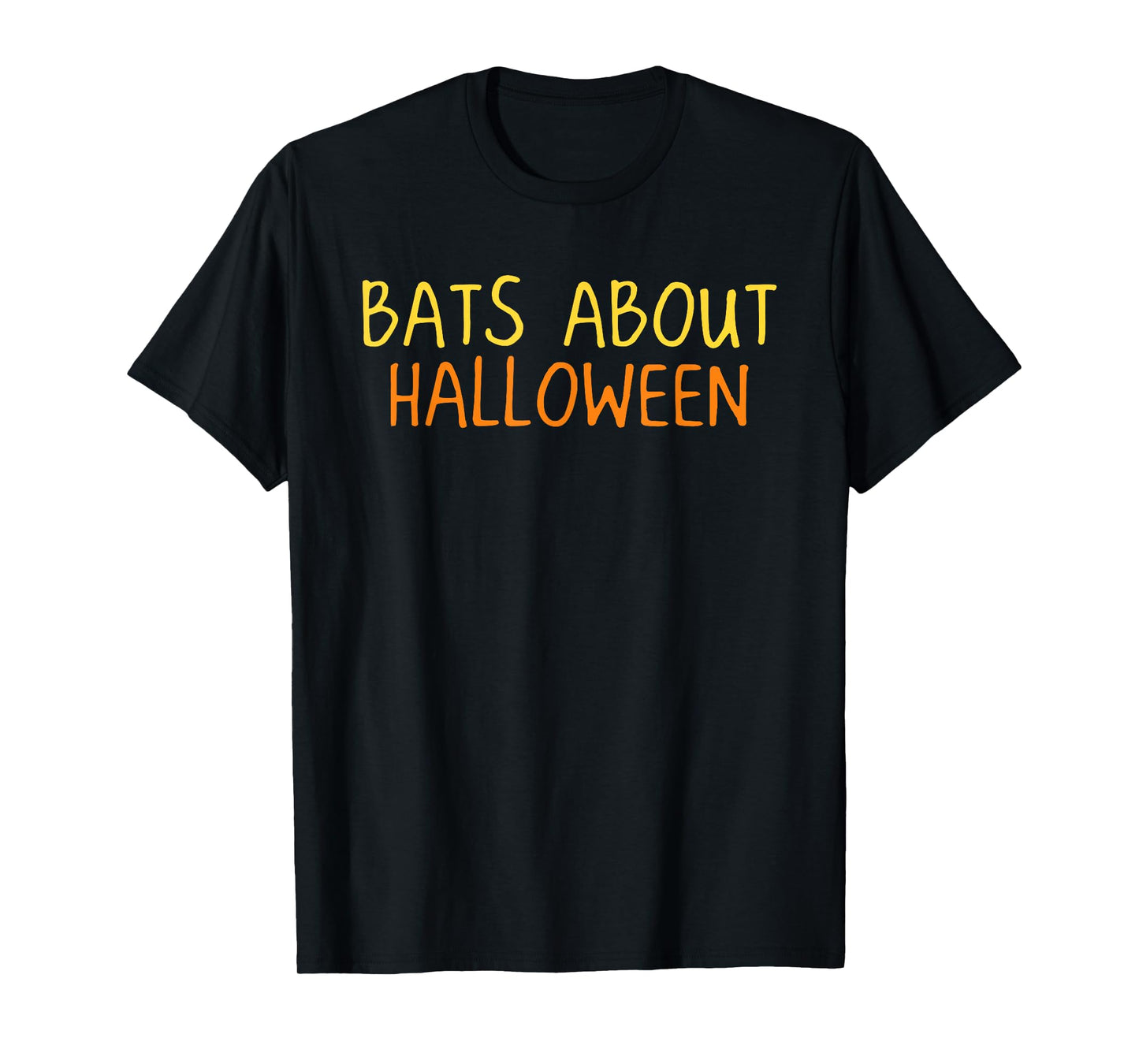 Bats About Halloween Funny Spooky Season Men Women Kids T-Shirt