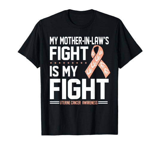 My Mother-In-Law Uterine Cancer Awareness Shirt T-Shirt