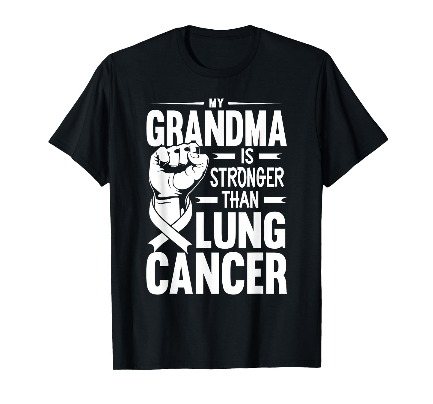 My Grandma Is Stronger Than Lung Cancer Awareness T-Shirt