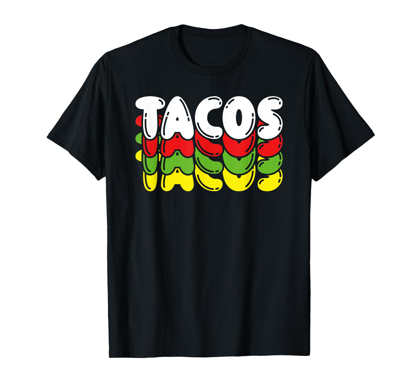 Mexican Tacos Food Eating Cooking Party Fiesta Fun Style T-Shirt