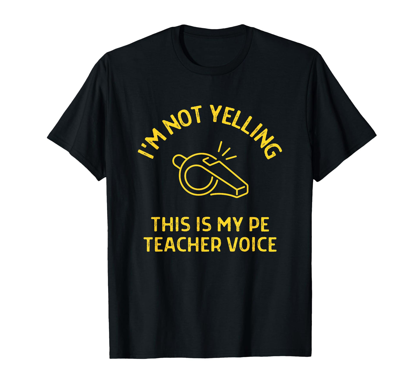 This is My PE Teacher Voice Funny Physical Education Teacher T-Shirt for Men Women