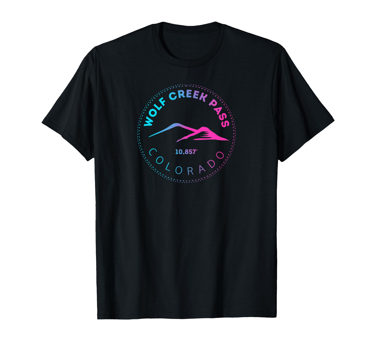 Wolf Creek Pass Colorado – Radiant Elevated Mountain T-Shirt