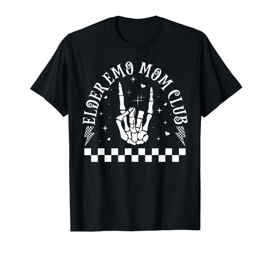 Elder Emo Mom Club Emo Lifestyle Emo Music Goth Subculture T-Shirt