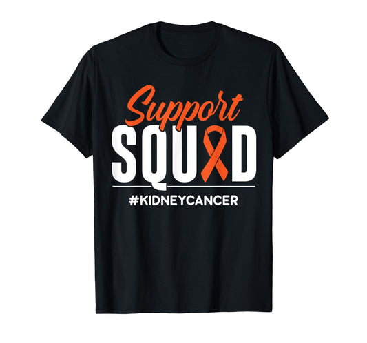Support Squad Kidney Cancer Awareness Gift T-Shirt