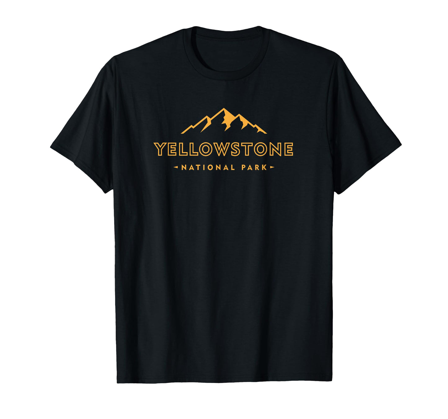 Retro Mountain Yellowstone National Park Hiking Souvenir T-Shirt