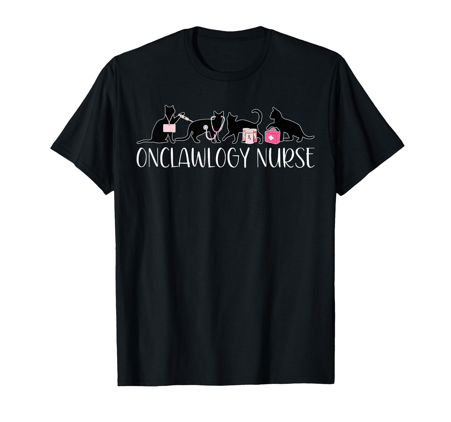 Pediatric Practitioner Hematology Oncology Nurse Cat Lover T-Shirt