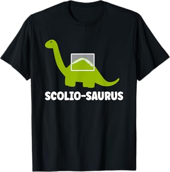 Dinosaur Spine - Funny Dino Pun Lover Scoliosis Dinosaur T-Shirt