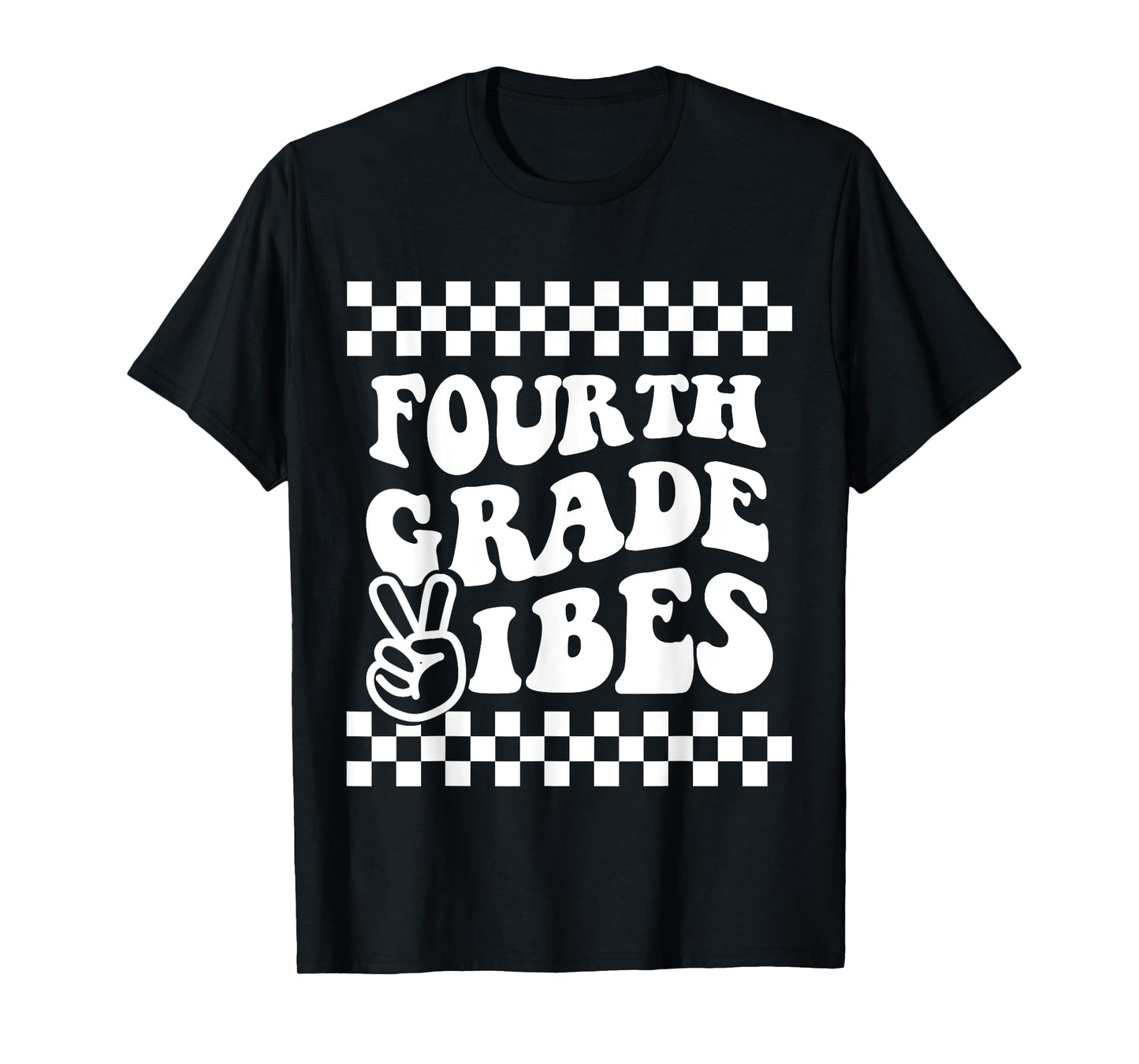 First Day of Fourth Grade Vibes Girls Back to School Boys T-Shirt