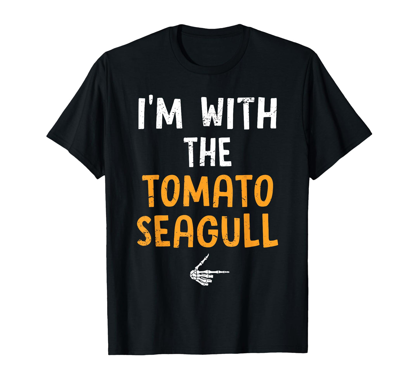 I'm with The Tomato Seagull Costume Halloween Couple T-Shirt