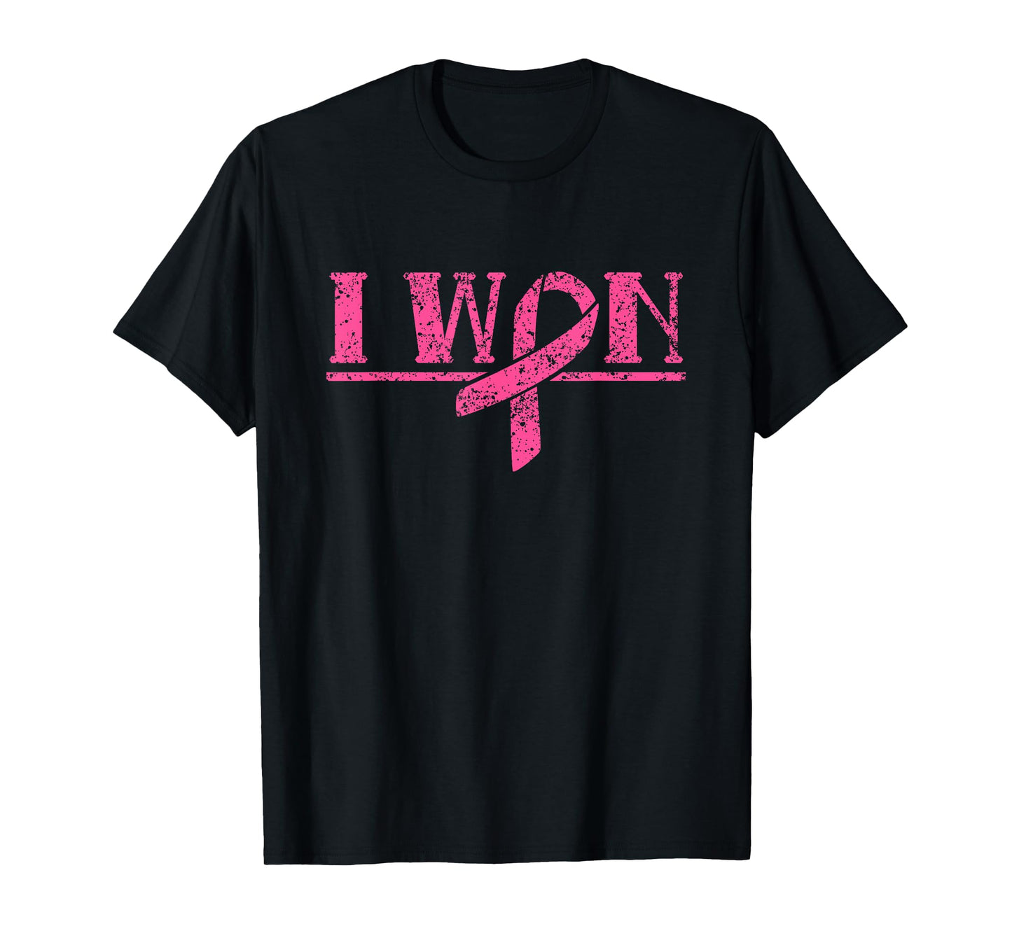 I Won Fight Awareness Pink Support Breast Cancer T-Shirt