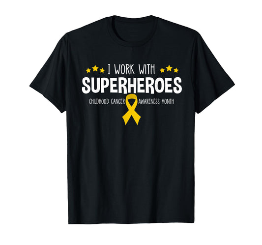 Pediatric Oncology Tshirt RN Nurse Oncologist Ribbon T-Shirt