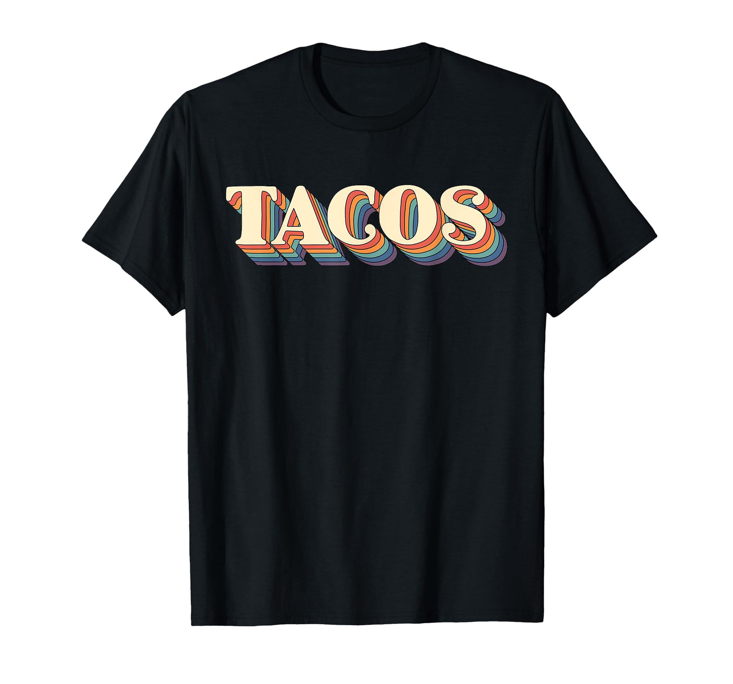 Retro Taco Gift Fiesta Lovers Vintage Taco Shirts For Women T-Shirt