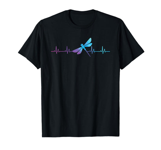 Cute Dragonfly Heartbeat Design Dragonflies T-Shirt