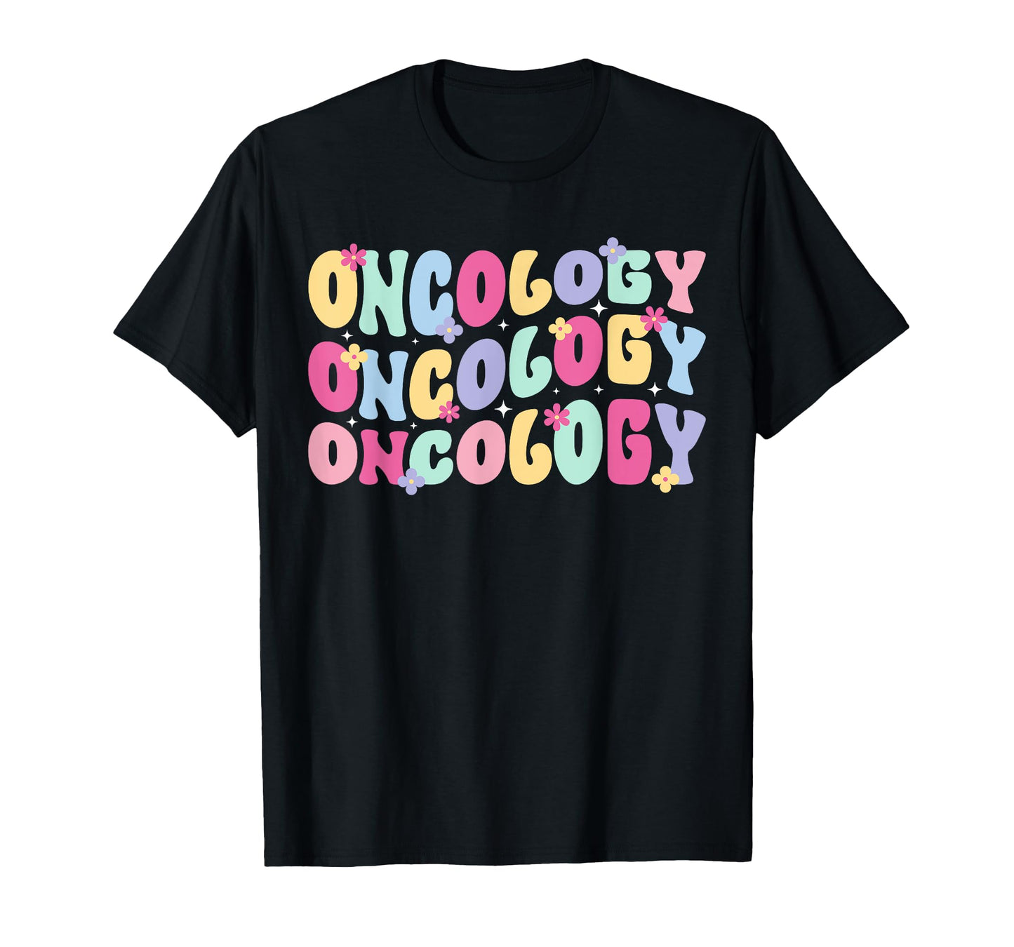 Oncology Groovy Oncology Nurse Appreciation Oncology Nursing T-Shirt