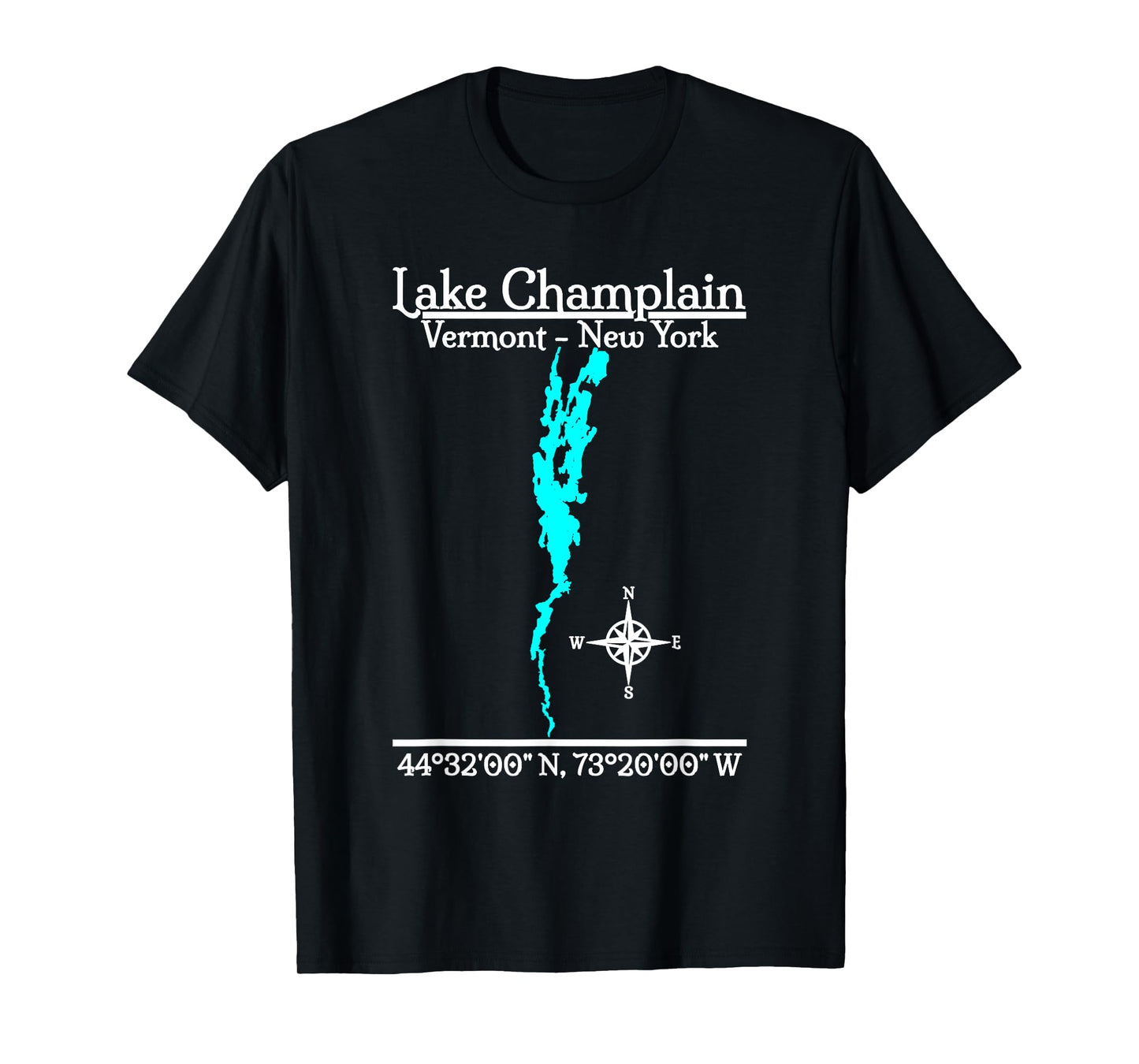 Lake Champlain, New York and Vermont T-Shirt