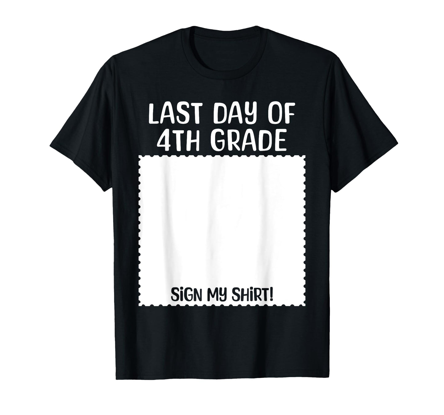 Bruh It's My Last Day of 4th Grade Funny Graduation Sign My T-Shirt