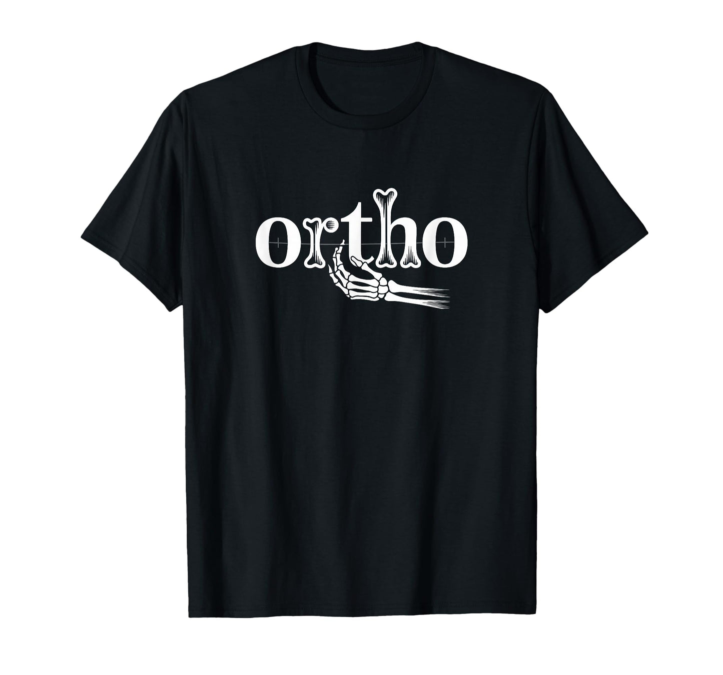Funny Orthopedic Doctor Halloween Bones Skeleton Graphic T-Shirt