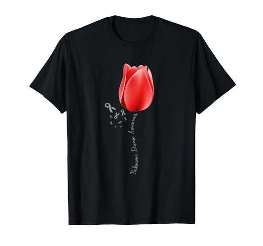 Parkinson Disease Awareness Tulip April Month Pretty Tee T-Shirt