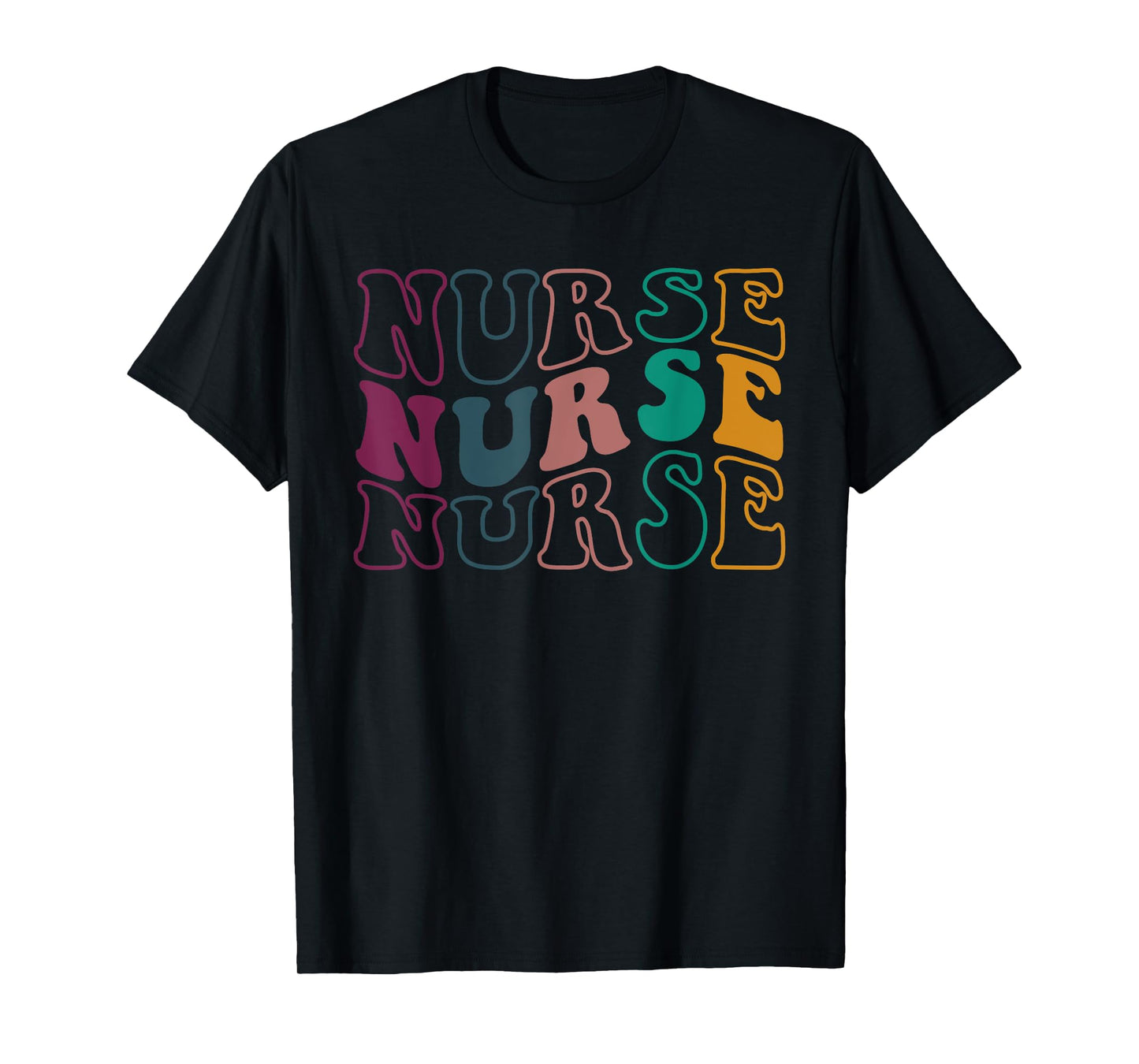 Retro Future Nurse Life for Registered Nurse Tee Nurse's Day T-Shirt