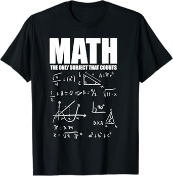 Funny Math Mathematics Nerd Fun Lovers T-Shirt