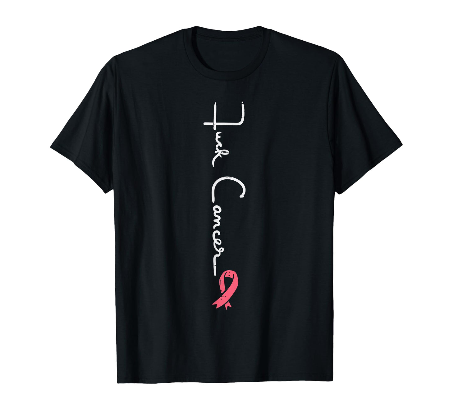 F Cancer Pink Ribbon Survivor Breast Cancer Awareness Women T-Shirt
