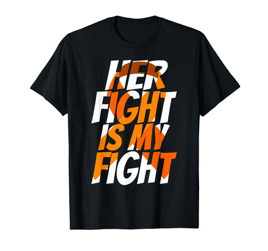 Orange Ribbon for Her Products Leukemia Awareness T-Shirt