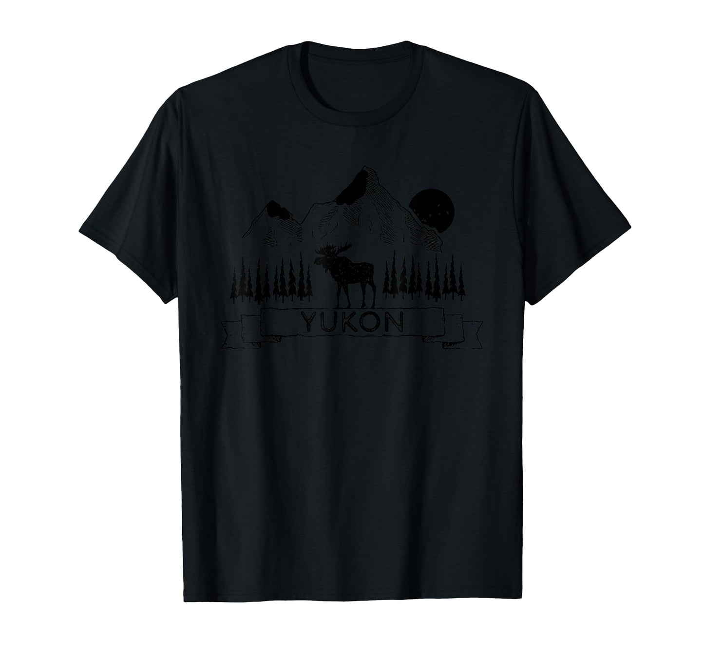 Yukon Canada Mountain Moose | Yukon Canada Gift T-Shirt