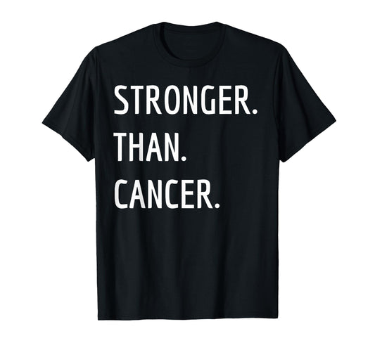 Stronger Than Cancer Awareness Chemo Survivor Gift T-Shirt