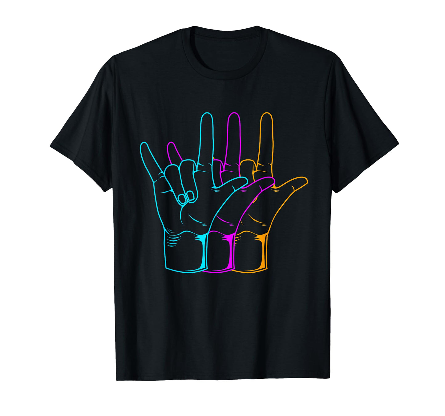 American Sign Language I Love You ASL T-Shirt
