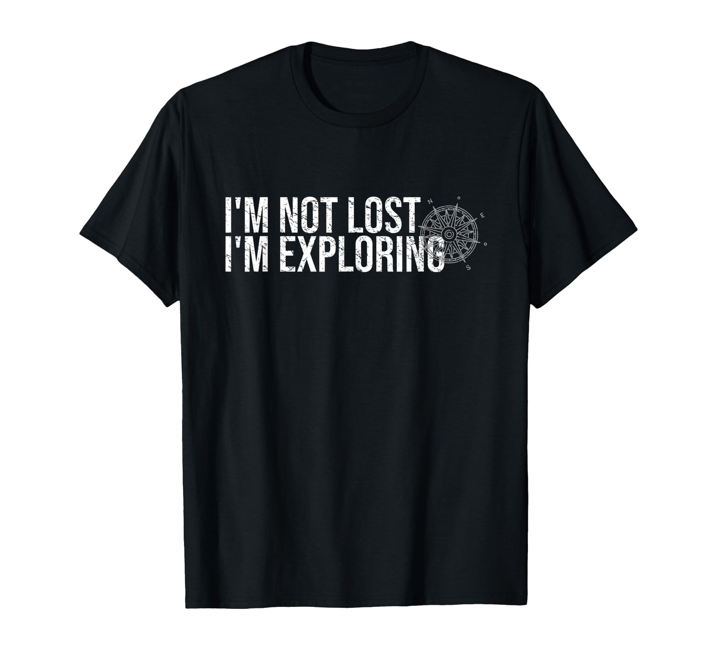I'm Not Lost I'm Exploring Hiking Shirt Hiker Backpacking T-Shirt
