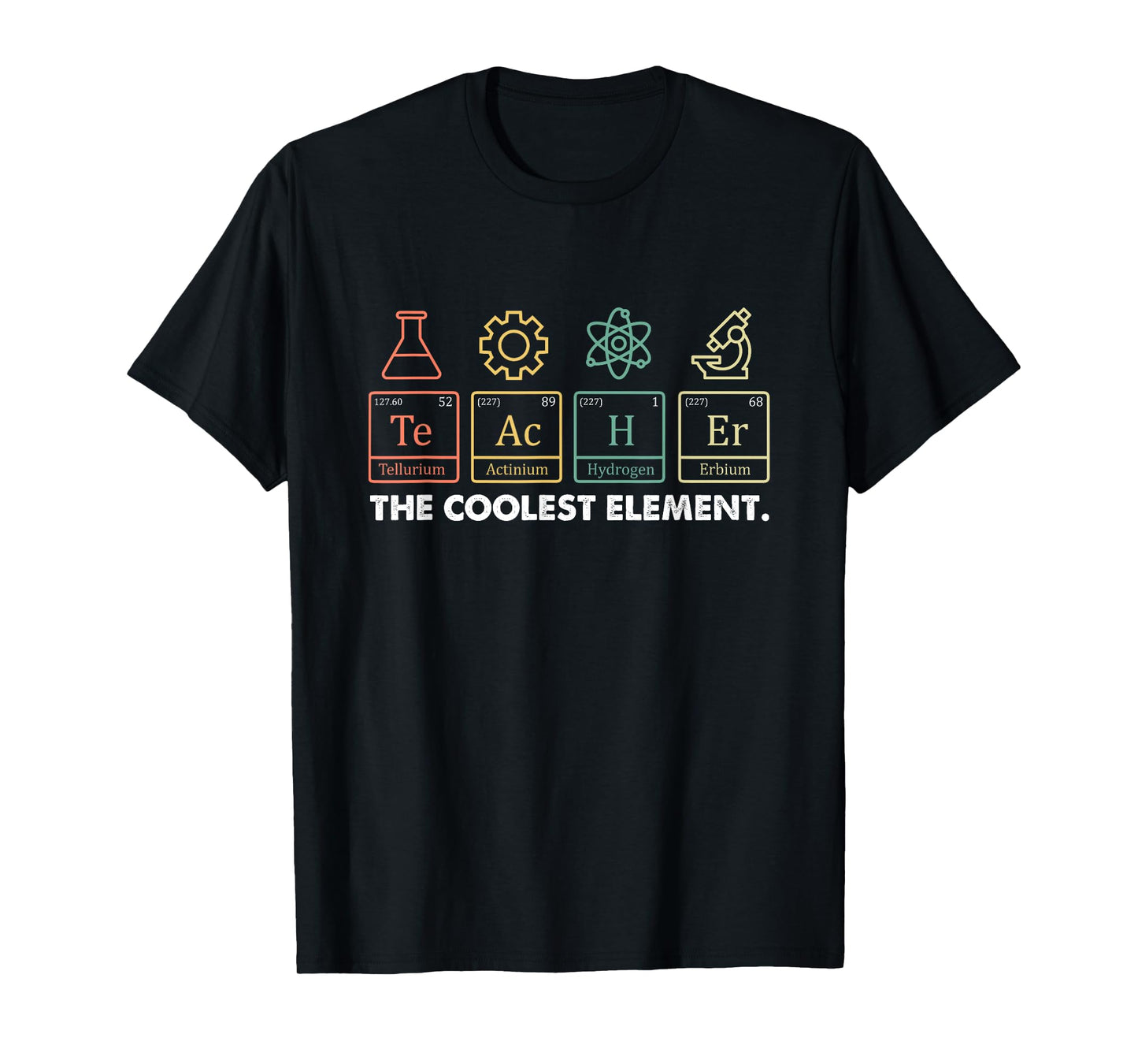 Vintage The Coolest Element Periodic Table Chemist Teacher T-Shirt