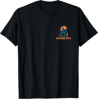 Saddleback Cowboy Trusted Steed Logo Graphic T-Shirt