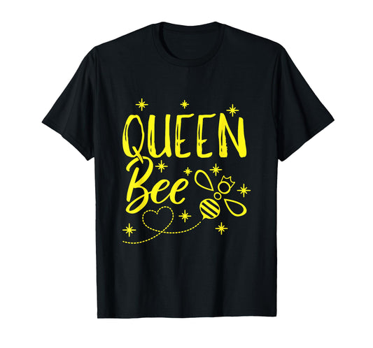 Cute Beekeeper Queen Bee Crown Bee Queen T-Shirt