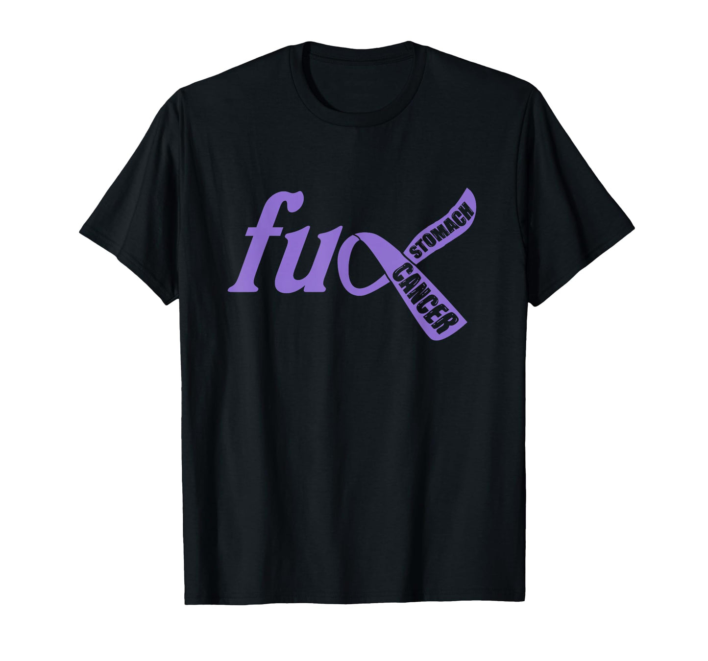 Funny Fuck Stomach Cancer Awareness Ribbon Gifts T-Shirt