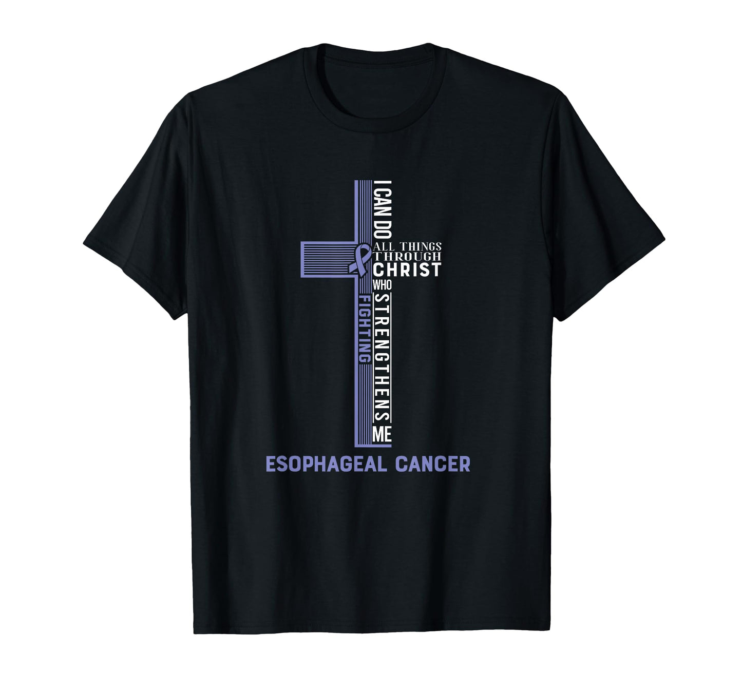 Esophageal Cancer Fight Cancer Ribbon T-Shirt