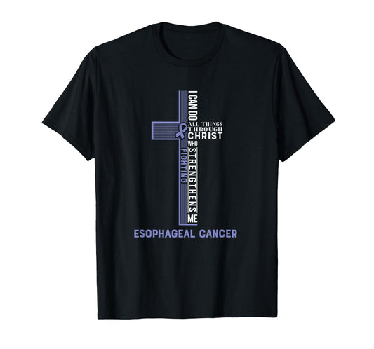 Esophageal Cancer Fight Cancer Ribbon T-Shirt