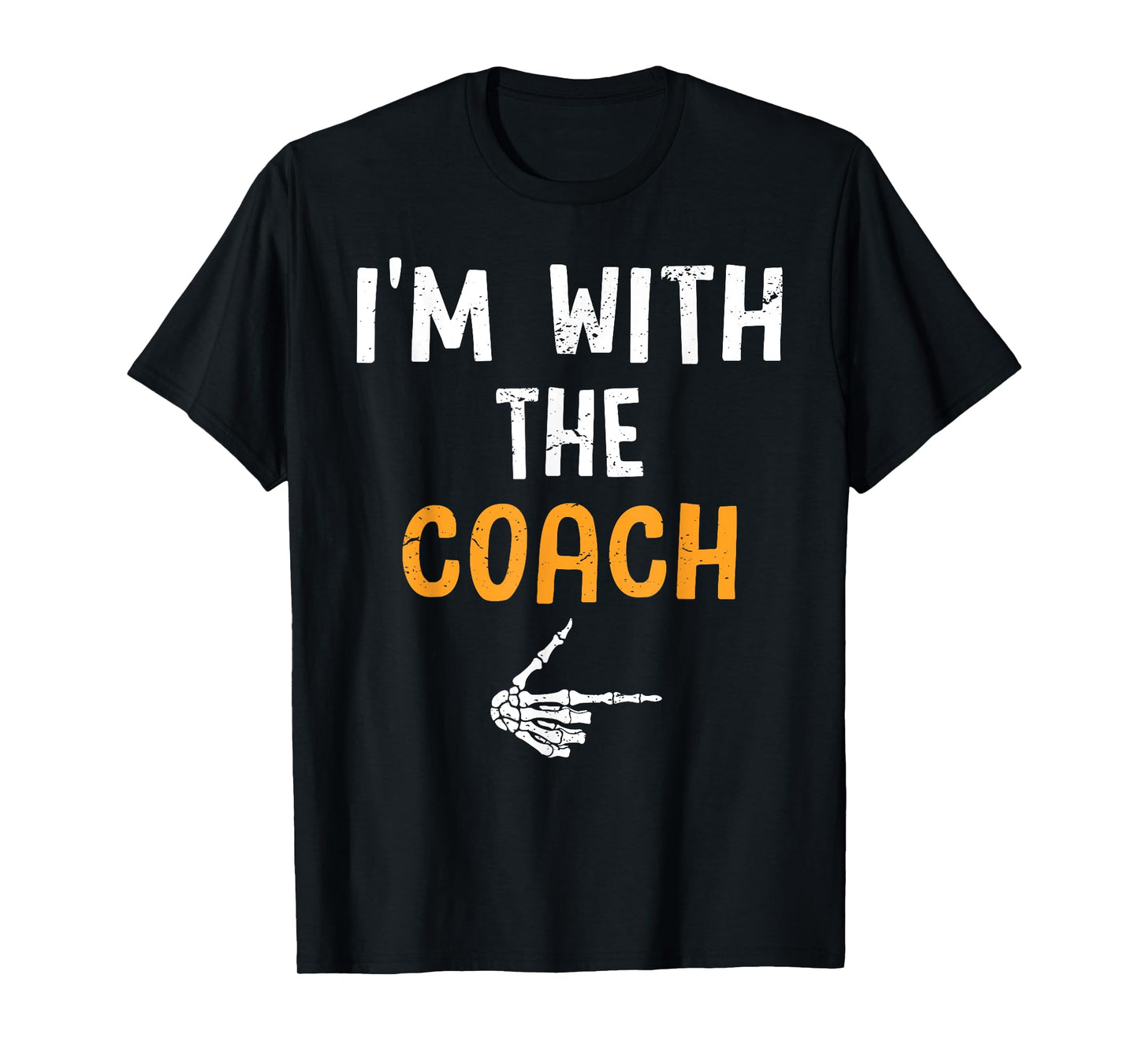I'm with The Coach Costume Halloween Matching Couple T-Shirt