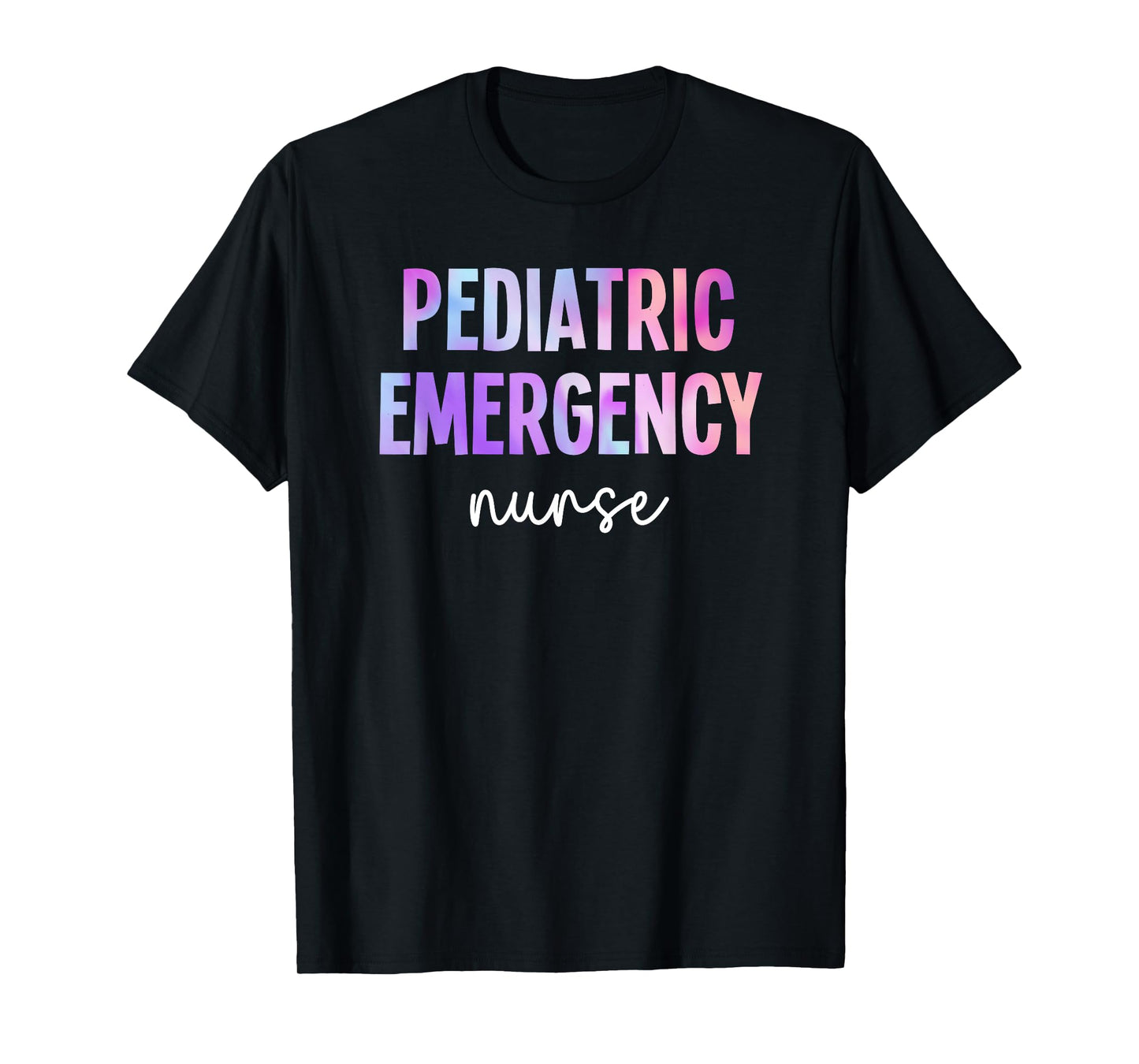 Tie Dye Pediatric Emergency Nurse PEDS ER Nurse Women T-Shirt