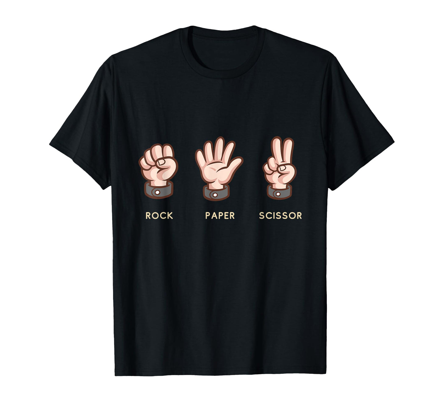 Rock Paper Scissors Group Halloween Costume Tee T-Shirt