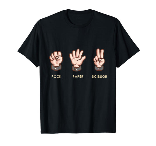 Rock Paper Scissors Group Halloween Costume Tee T-Shirt