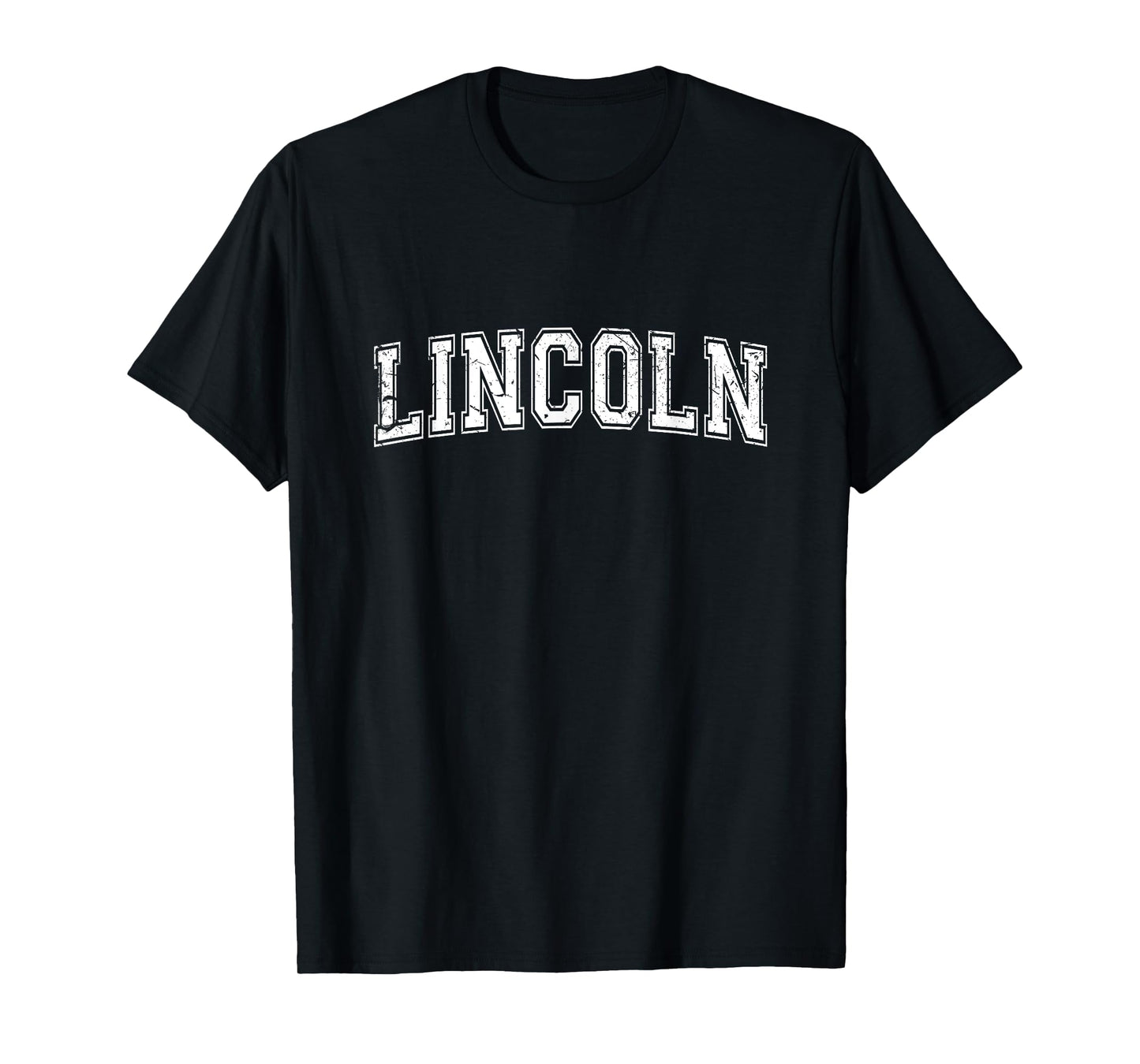 Plain Style Personalised Name Classic Lincoln T-Shirt