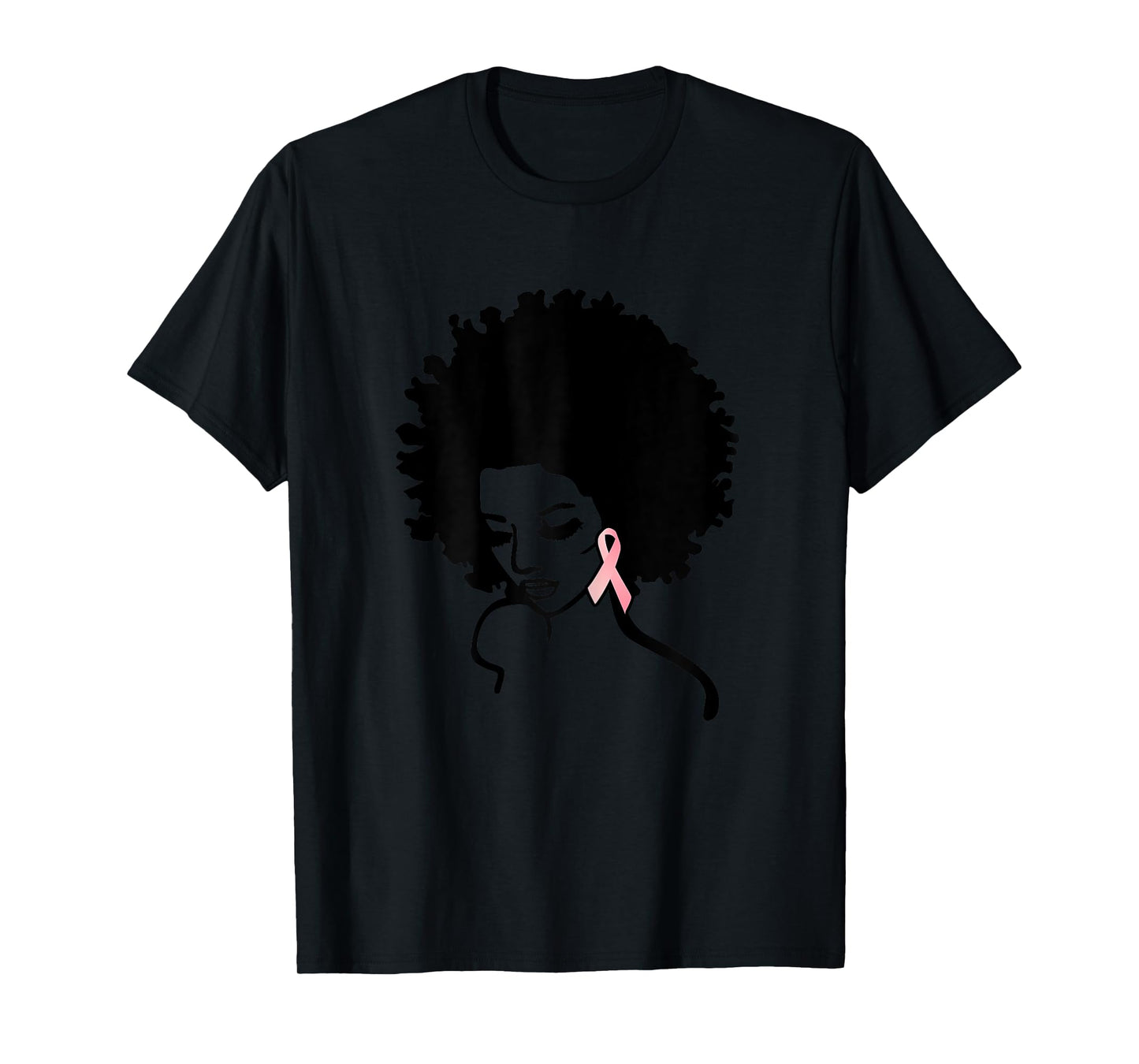 Breast Cancer Awareness tShirt Afro American T-Shirt