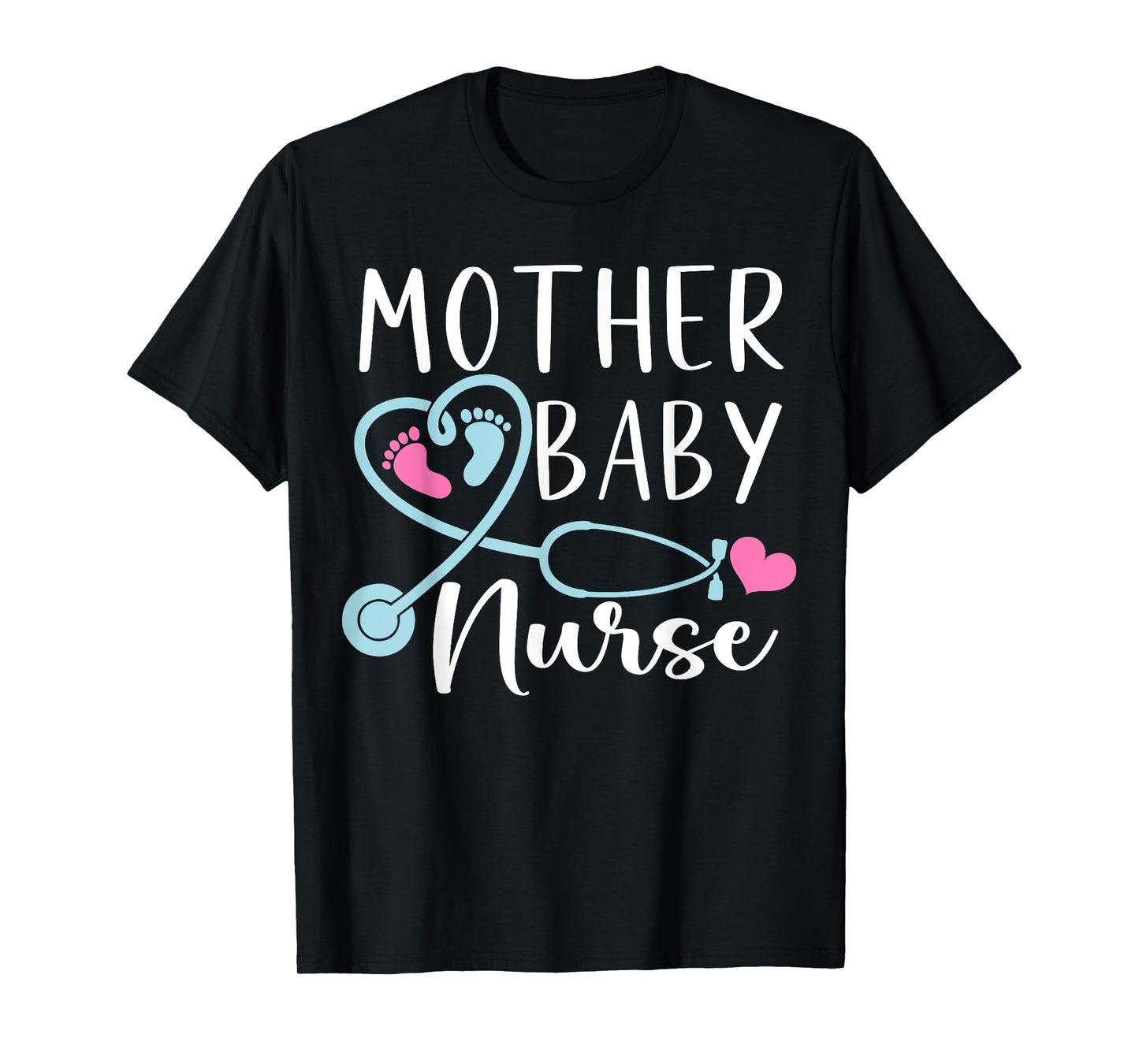 Postpartum Mother Baby Nurse Mom Baby Postpartum Nursing T-Shirt