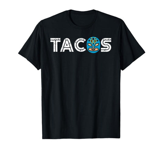 Cute Unique Lucha Libre Wrestling Mask Taco Gift T-Shirt
