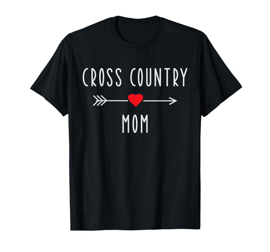 Cross Country Mom Womens Funny Running XC Runner Mom Gift T-Shirt