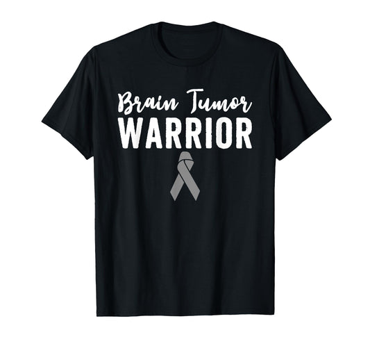 Brain Tumor Awareness T Shirts Warrior Grey Matters Cancer T-Shirt