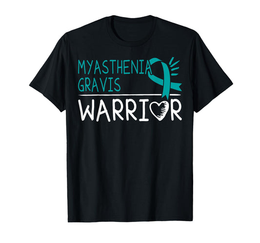 Myasthenia Gravis TShirt - Teal Awareness Ribbon T-Shirt