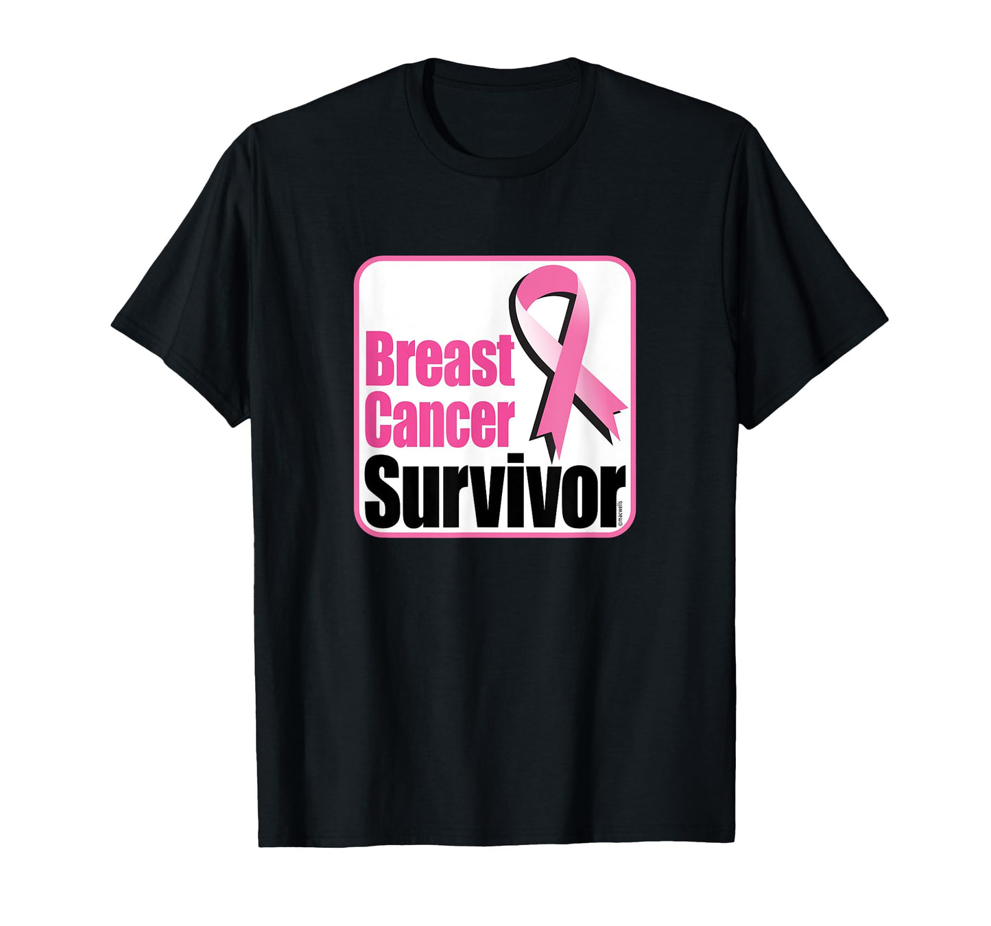 Breast Cancer Survivor - Awareness Walk Campaign Pink Ribbon T-Shirt